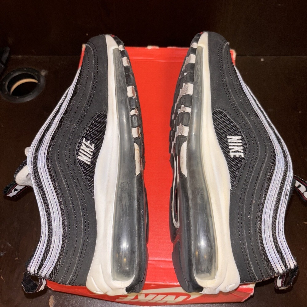 Black And Grey Reflective Nike Air Max 97 GS Youth Size 5.5Y - Picture 7 of 8